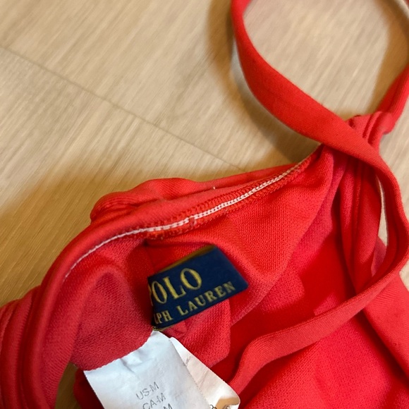 POLO Ralph Lauren Bikini Top - Red, Size Medium, Trendy, Great Condition! - Picture 10 of 10